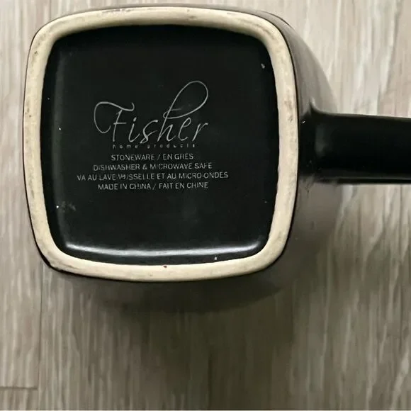 LEO Zodiac Lion Astrology Black Red Mug with Large Red Leo Design Like New - Picture 8 of 9